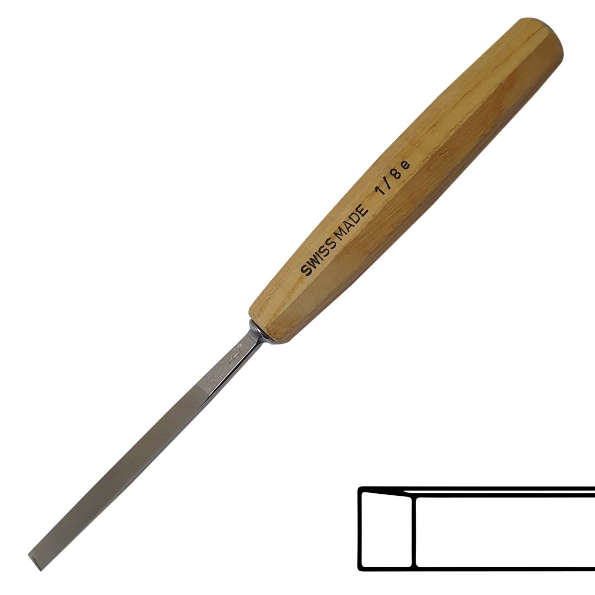 Formon Carpintero No 1E de 8 mm de ancho 0