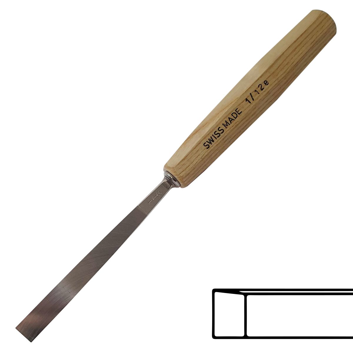Formon Carpintero No 1E de 12 mm de ancho 0