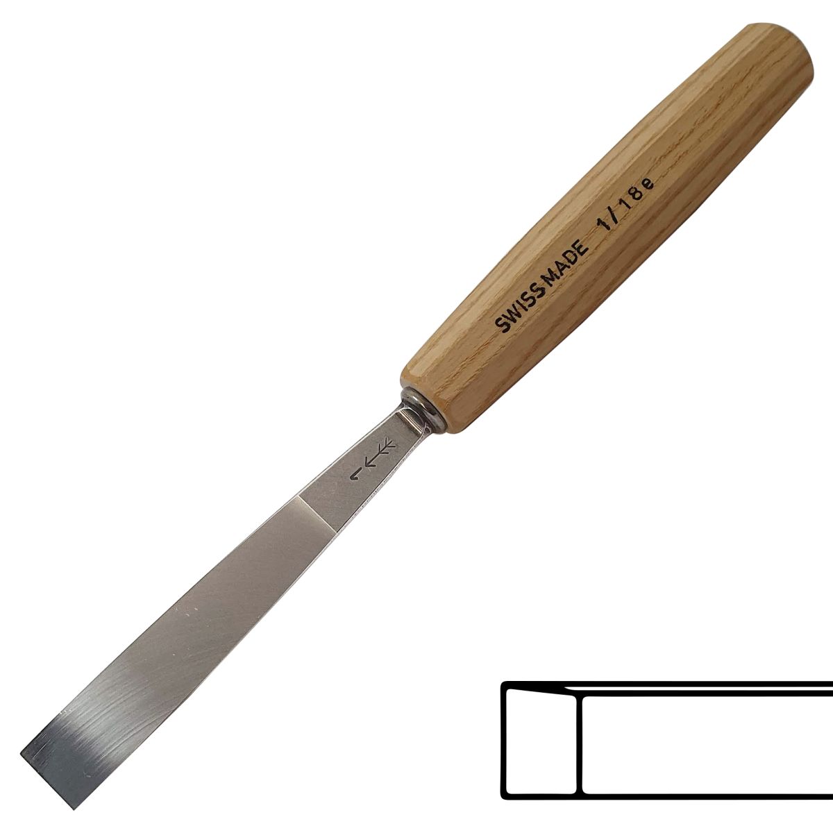 Formon Carpintero No 1E de 18 mm de ancho 0