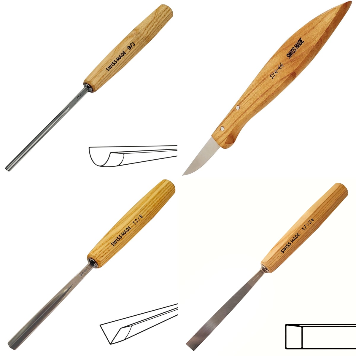 Set de Gubias para Tallado en Madera. Mod: Ro 84