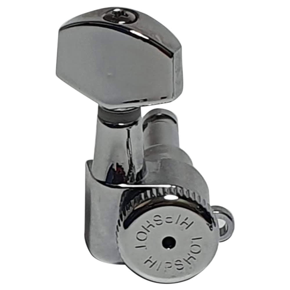 Clavijero 3L+3R con Locking. Mod 6K2EL0C. Boton: 07. Color Chrome3