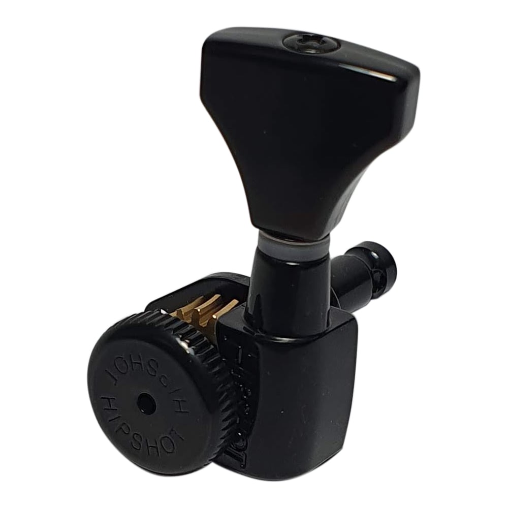 Clavija 1R con Locking. Mod 6GL0B-20. Boton: DHS. Color Black2