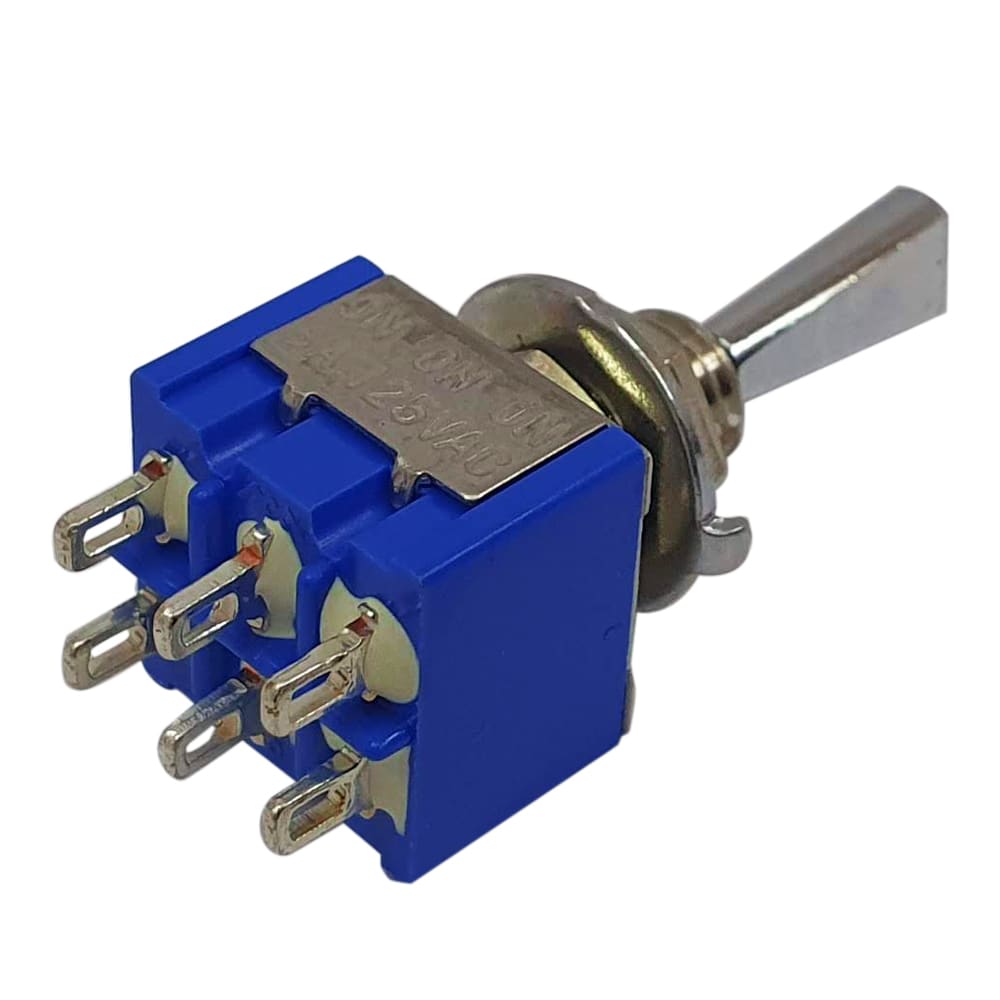 Mini Switch On-On-On. Mod: MS500-XF. Color: Chrome2