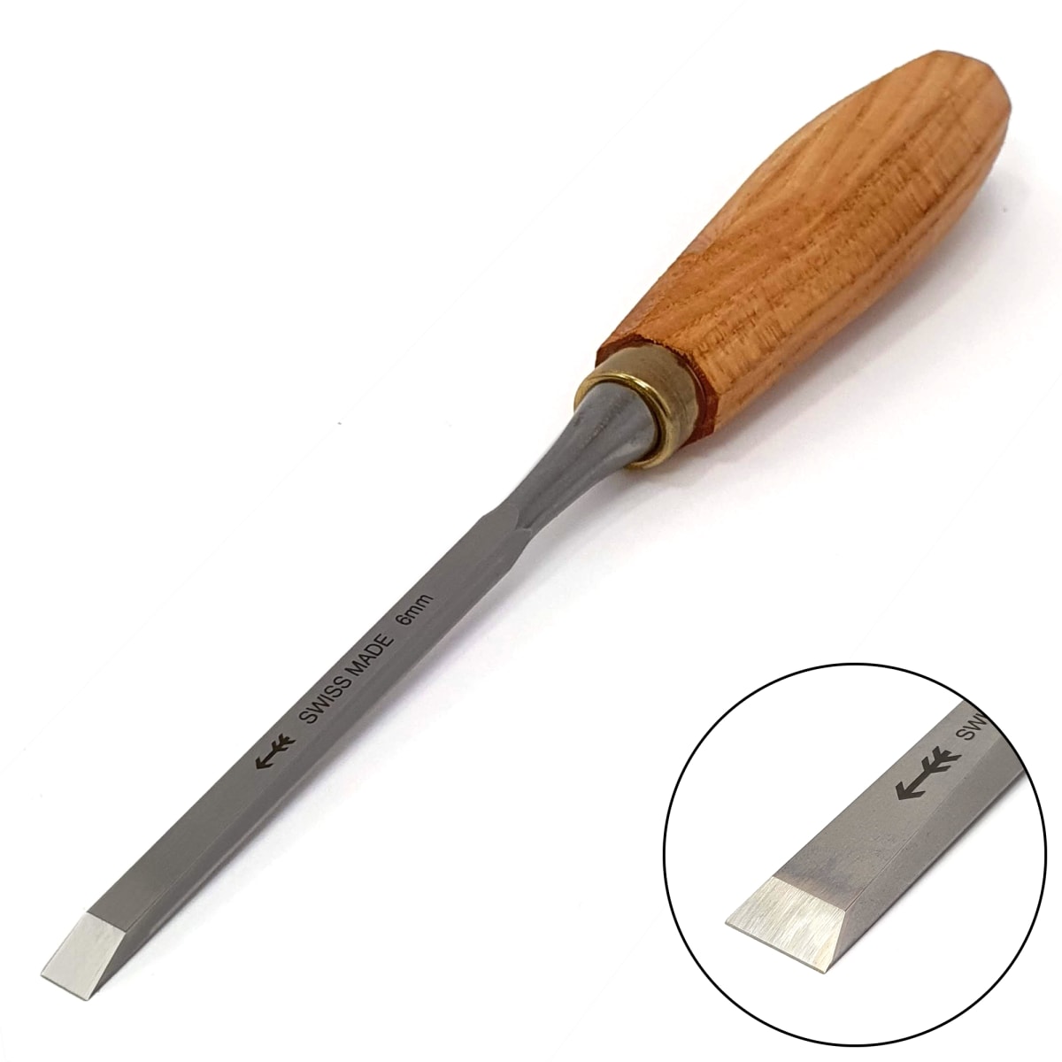 Set de Formones Carpinteros. Mod: CmSet 6 ( 6 pcs + Estuche Roll-up )3