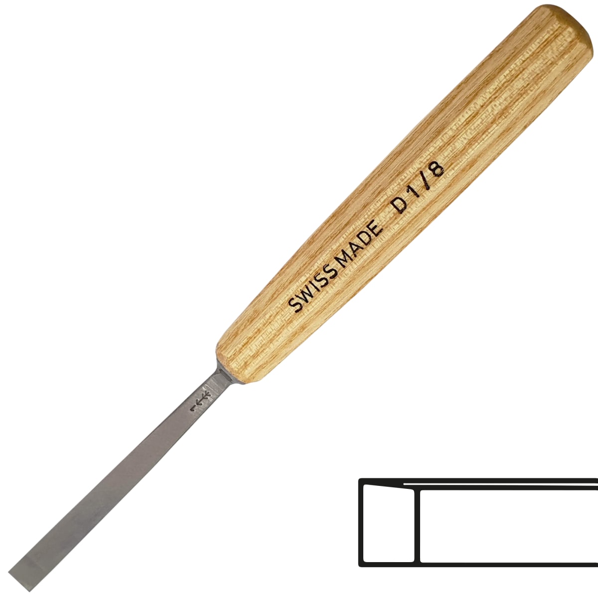 Set D 4er Pfeil de 1 Formon 2 Gubias y 1 Cuchillo para Xilografía y Tallado en Madera2
