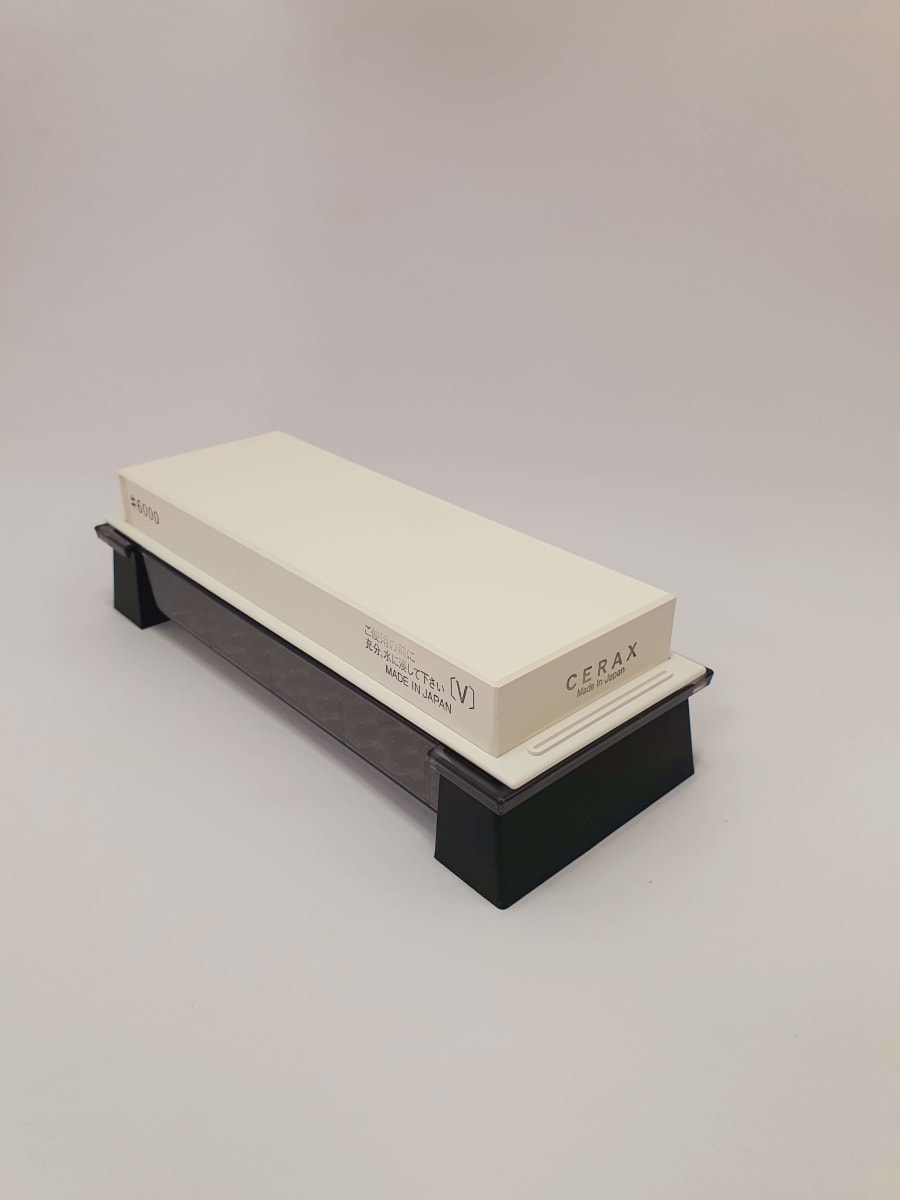 Piedra Cerax Plana Mod: CR-6000-W para Afilado de Formones, Cuchillos, Cepillos. Grano 60003