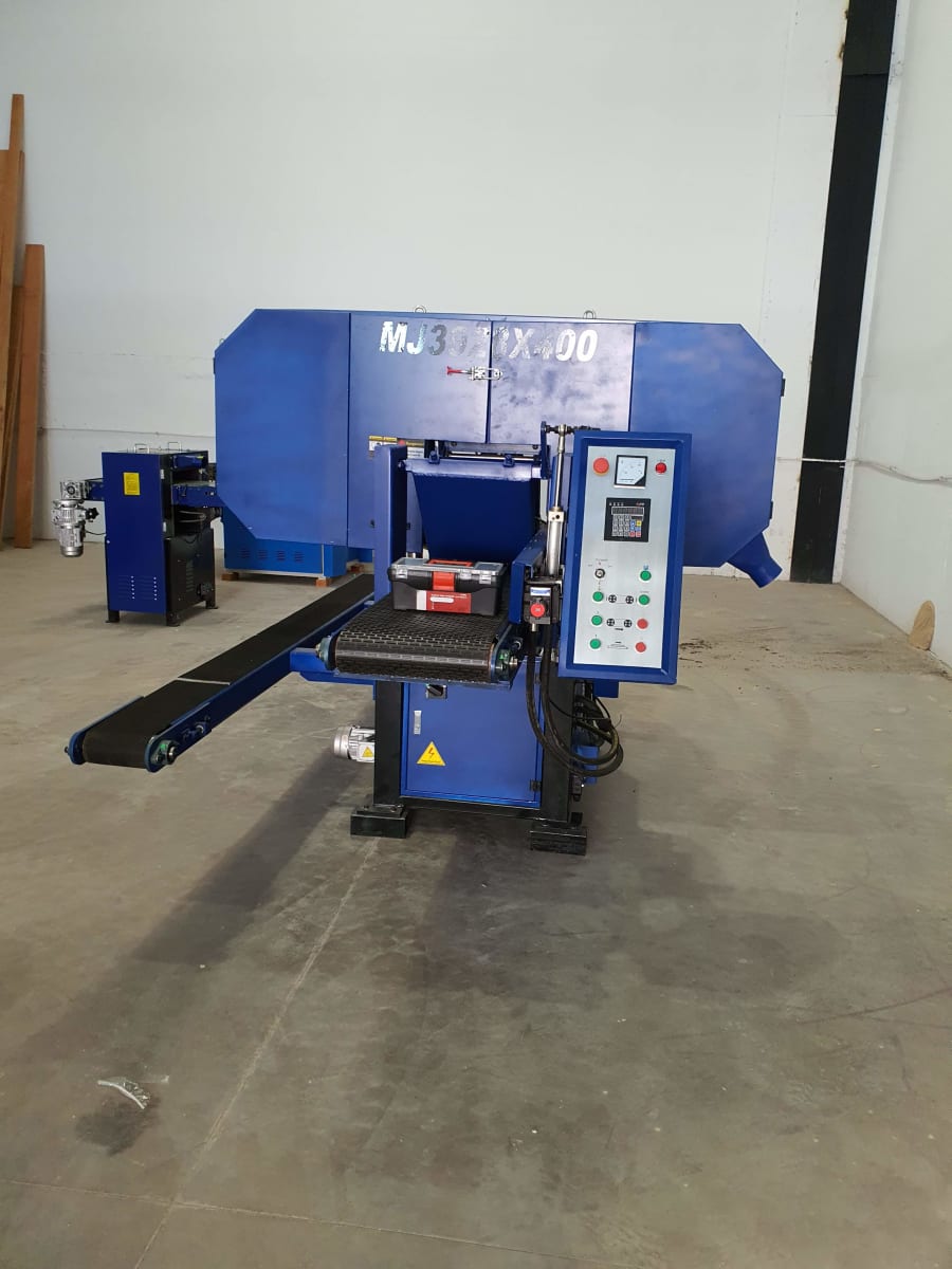 Sierra Huincha Horizontal Aserradero Industrial, 400m ancho de corte. 380V8