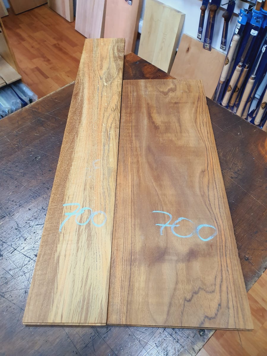 Set de Fondo y Costados TK-300 de Teak para Guitarra1