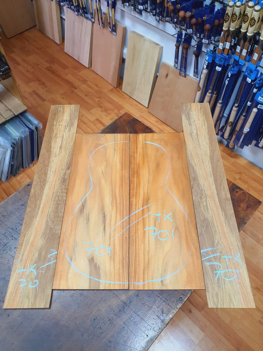 Fondo y Costados REF: TK-701 de Teak Exotico Especial para Guitarra 4