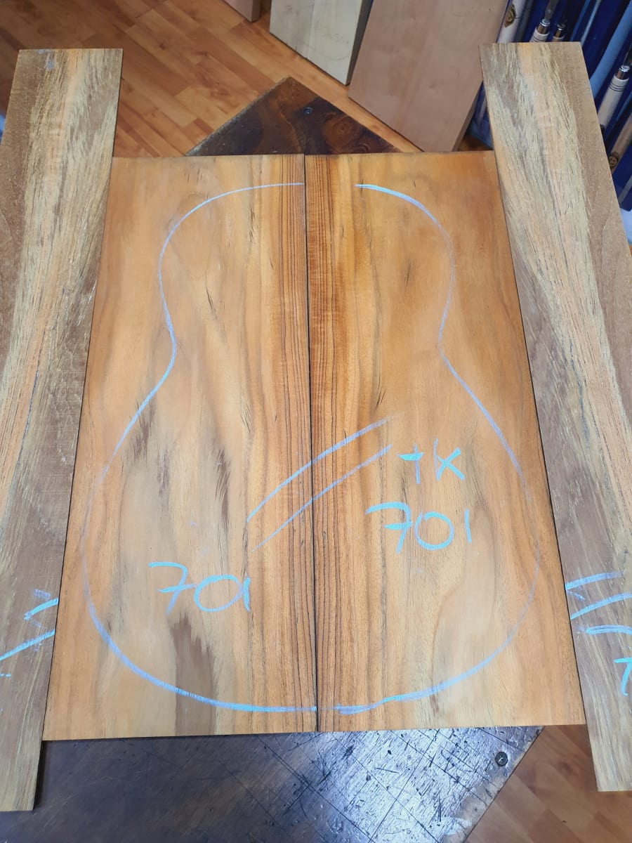 Fondo y Costados REF: TK-701 de Teak Exotico Especial para Guitarra4