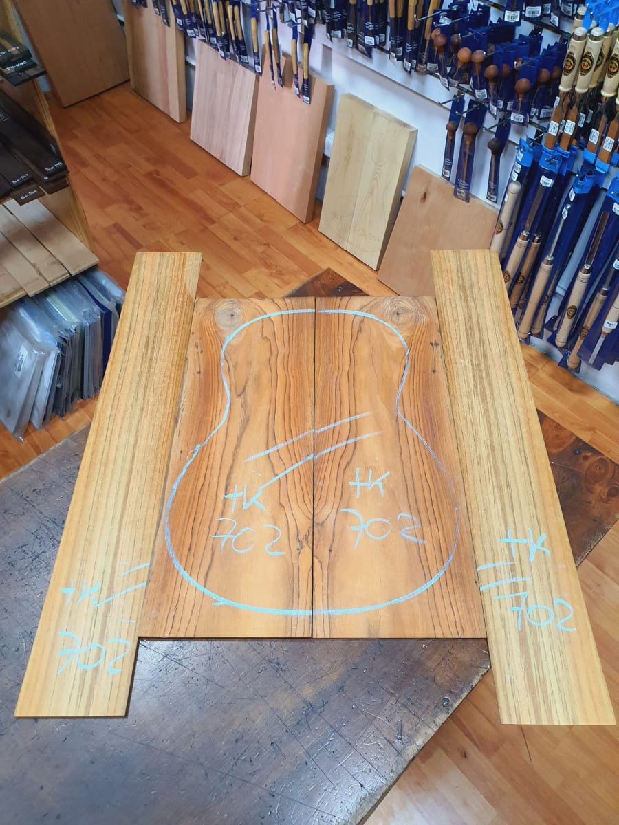 Fondo y Costados REF: TK-702 de Teak Exotico Especial para Guitarra 5