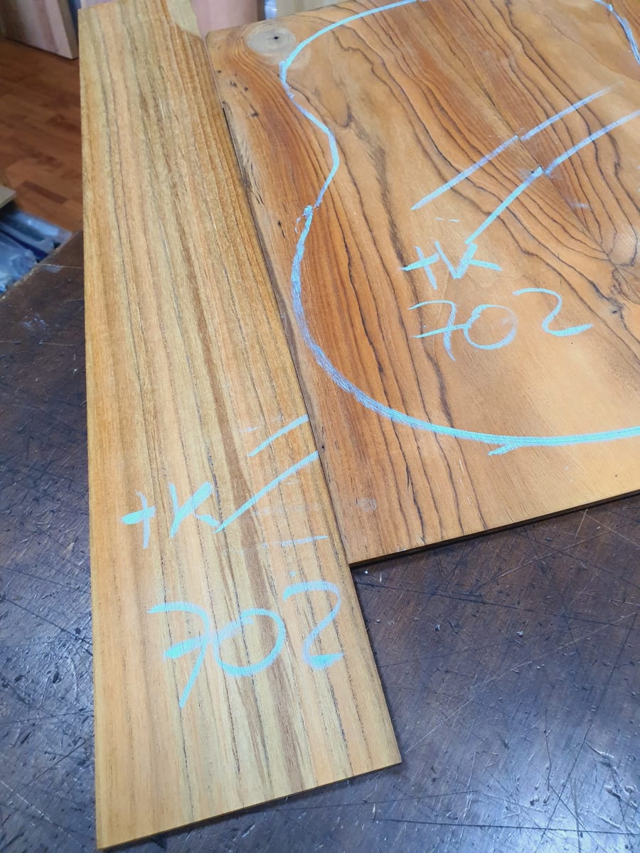 Fondo y Costados REF: TK-702 de Teak Exotico Especial para Guitarra4