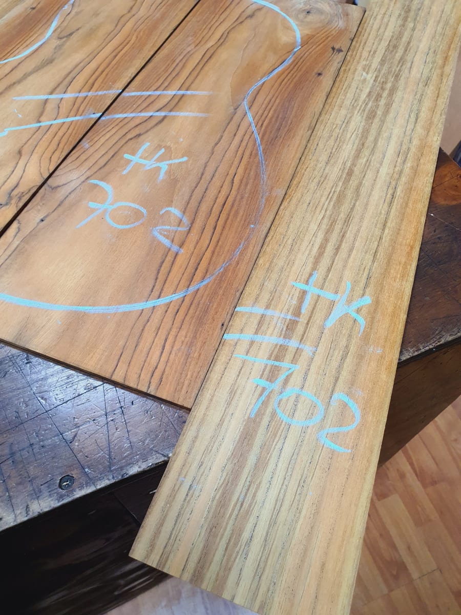 Fondo y Costados REF: TK-702 de Teak Exotico Especial para Guitarra3