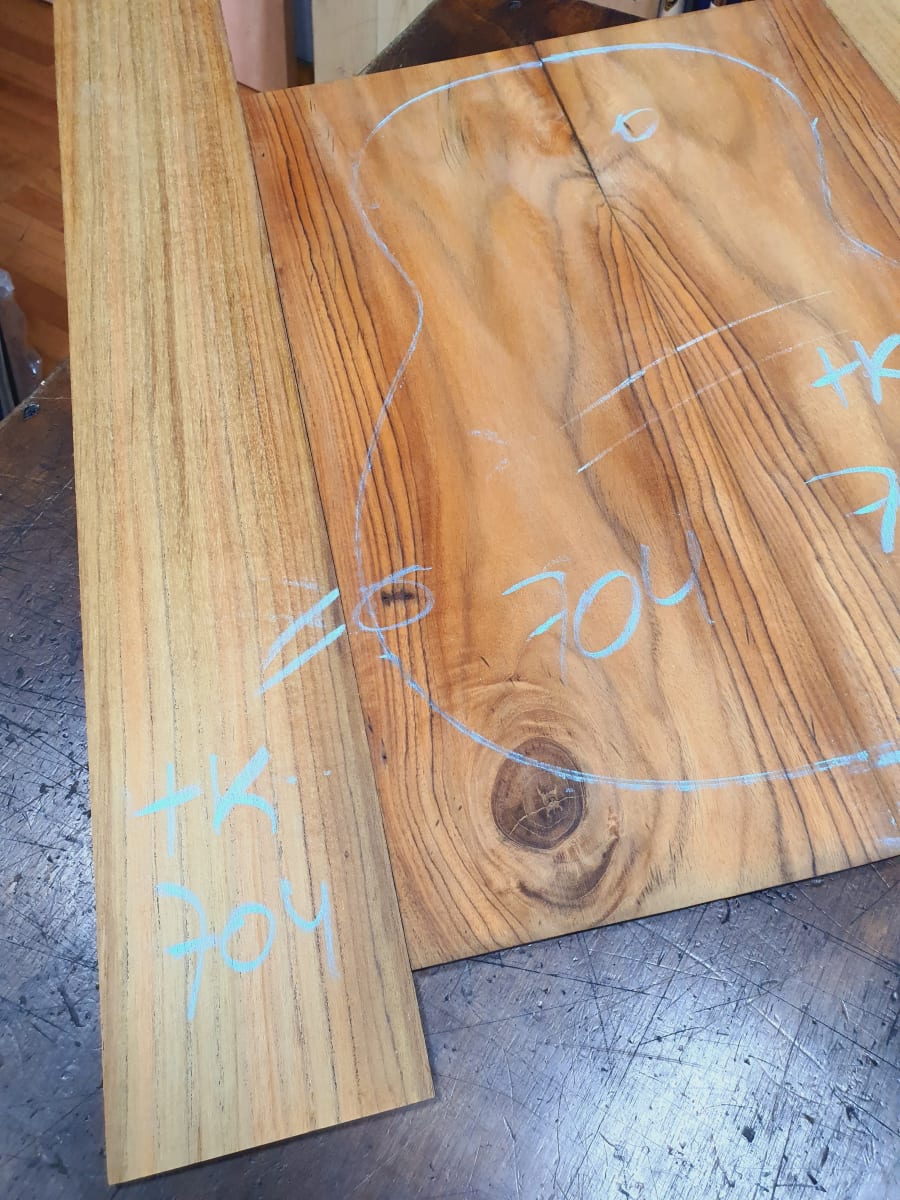 Fondo y Costados REF: TK-704 de Teak Exotico Especial para Guitarra4