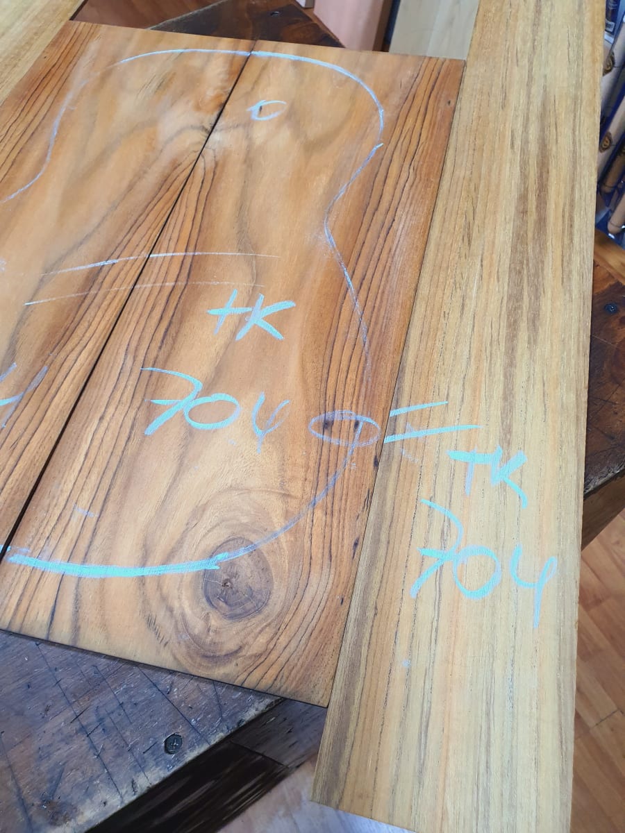 Fondo y Costados REF: TK-704 de Teak Exotico Especial para Guitarra3