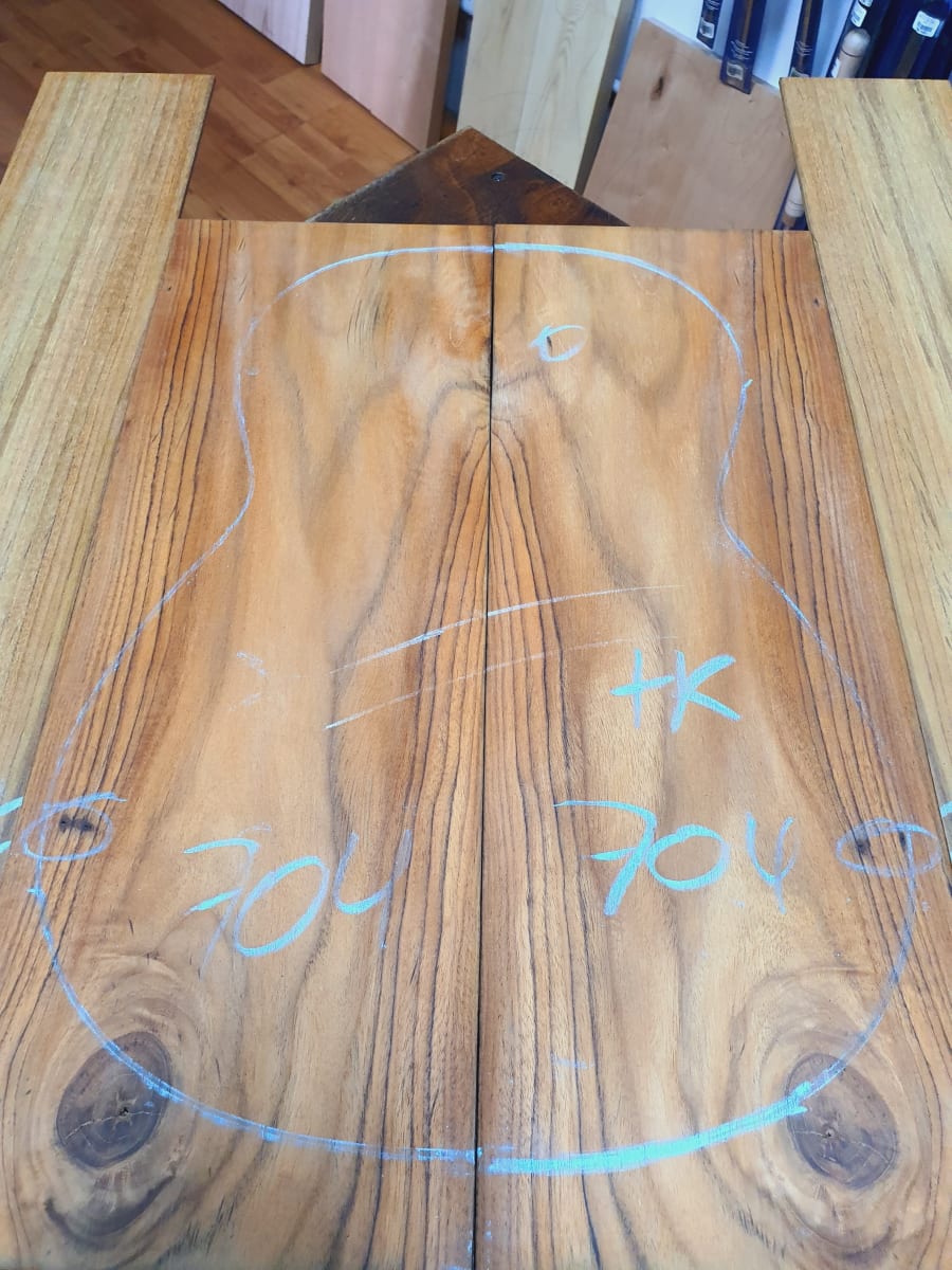 Fondo y Costados REF: TK-704 de Teak Exotico Especial para Guitarra2