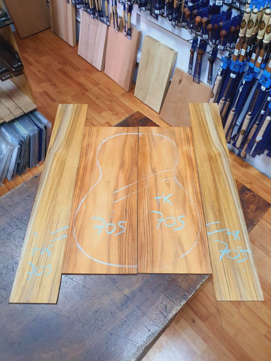 Fondo y Costados REF: TK-705 de Teak Exotico Especial para Guitarra 3