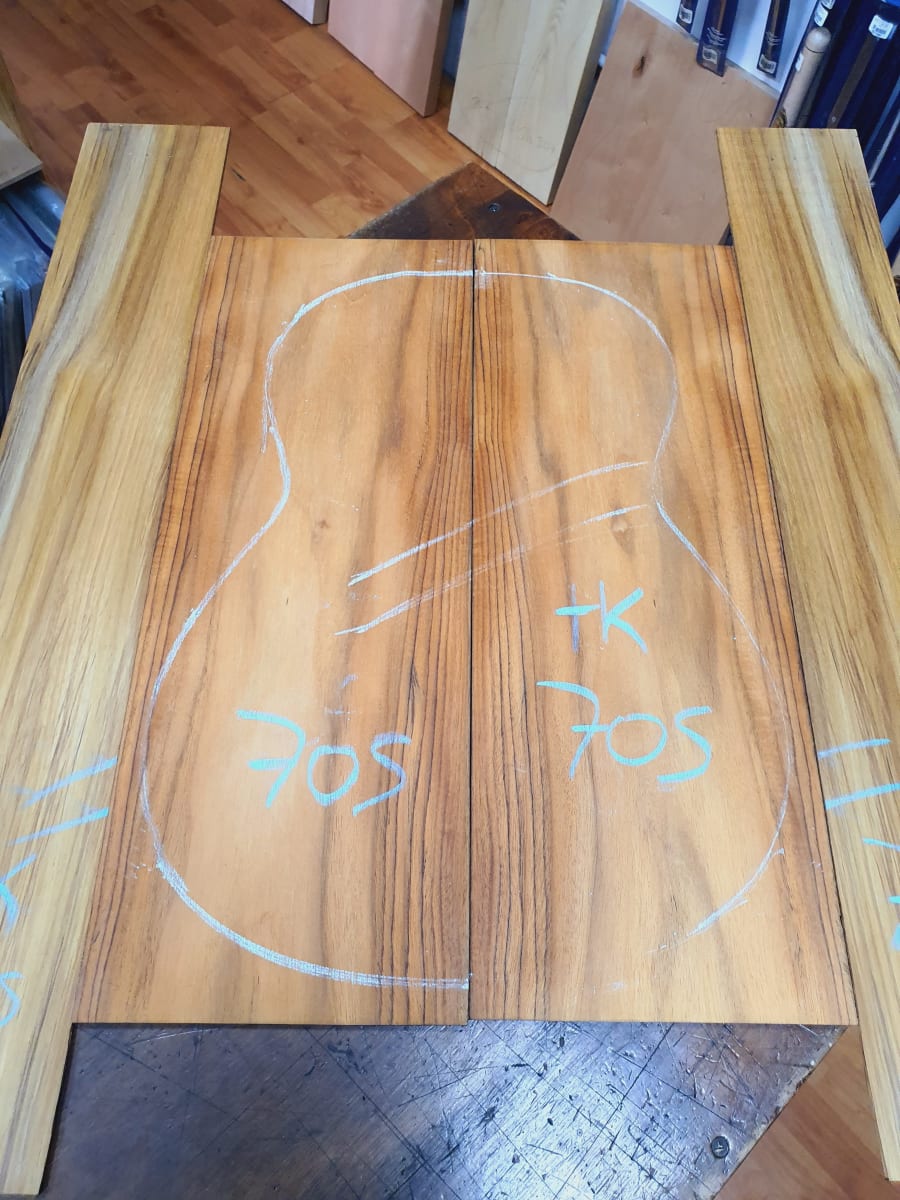 Fondo y Costados REF: TK-705 de Teak Exotico Especial para Guitarra3
