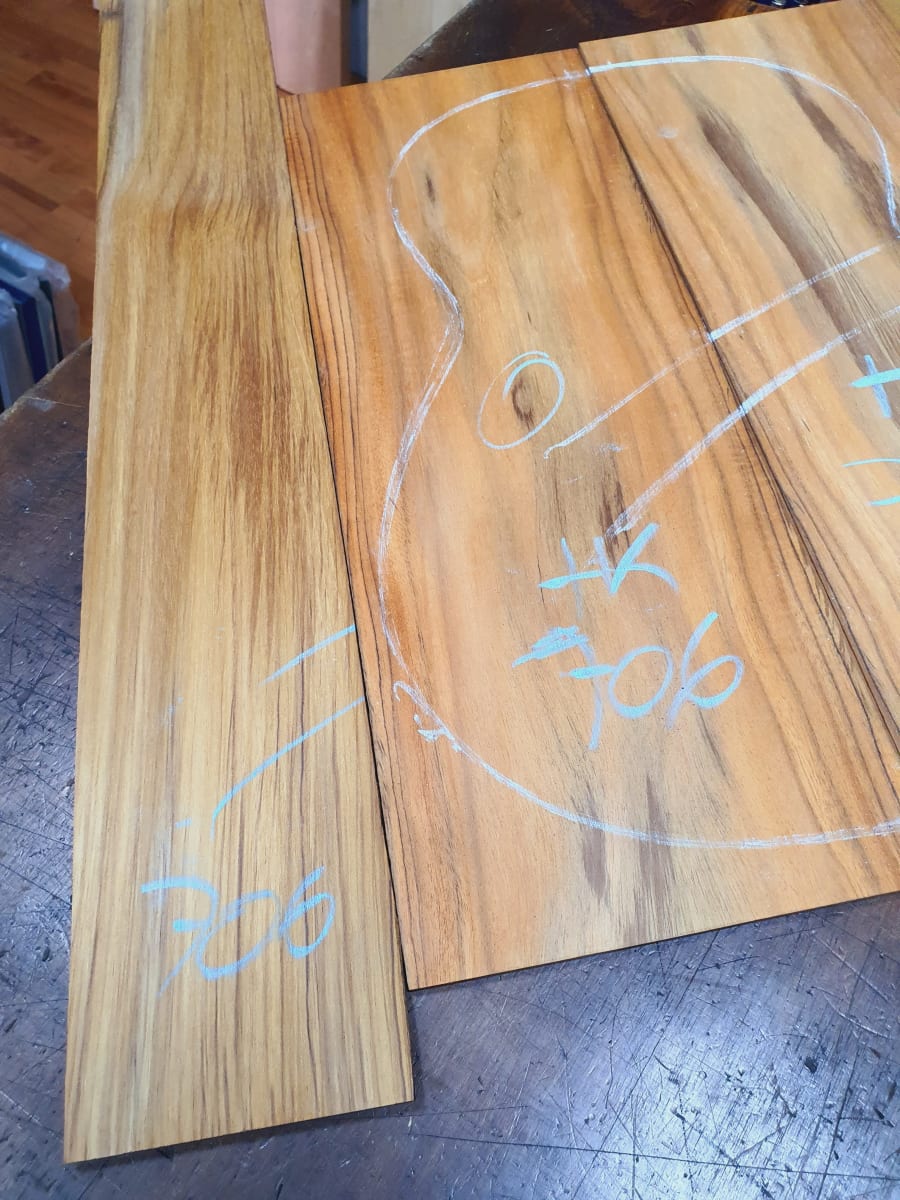 Fondo y Costados REF: TK-706 de Teak Exotico Especial para Guitarra4