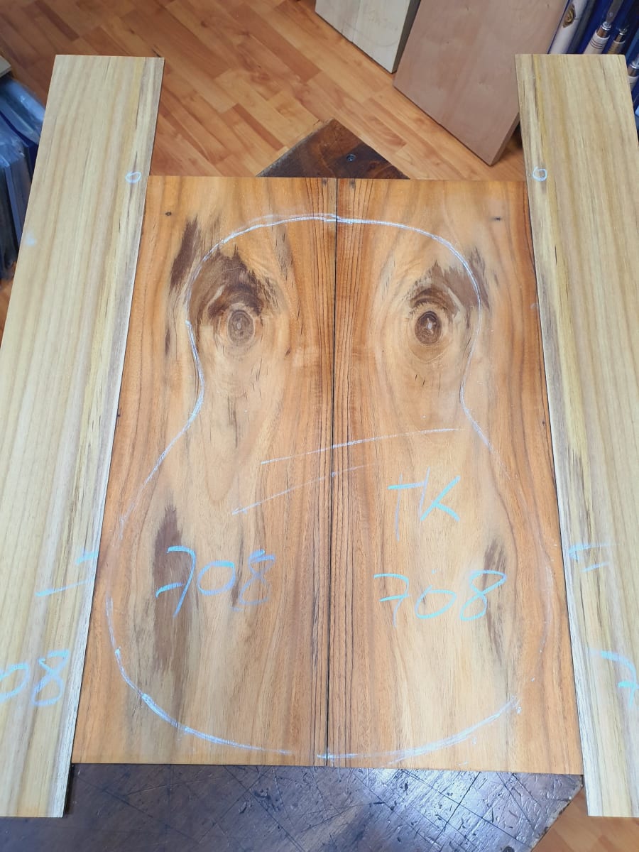 Fondo y Costados REF: TK-708 de Teak Exotico Especial para Guitarra4