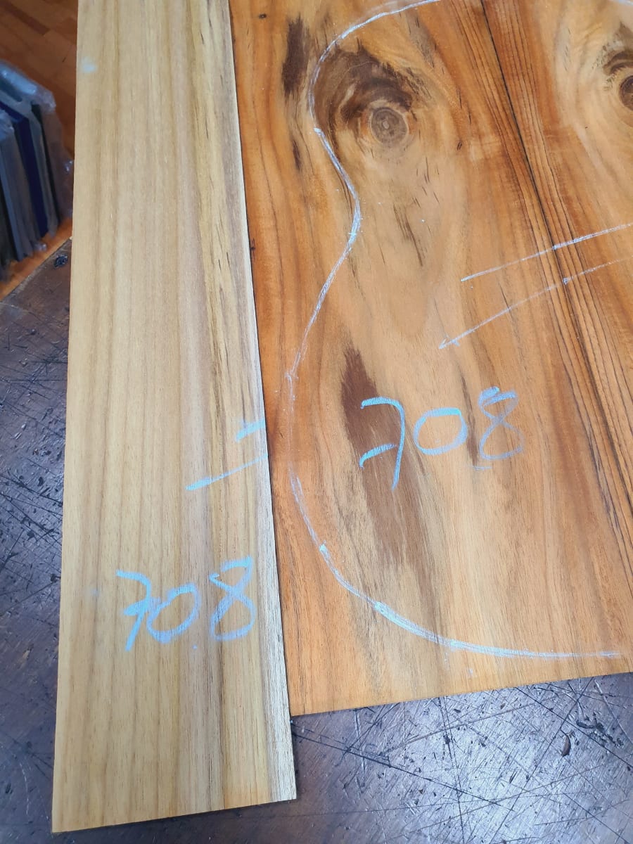 Fondo y Costados REF: TK-708 de Teak Exotico Especial para Guitarra3