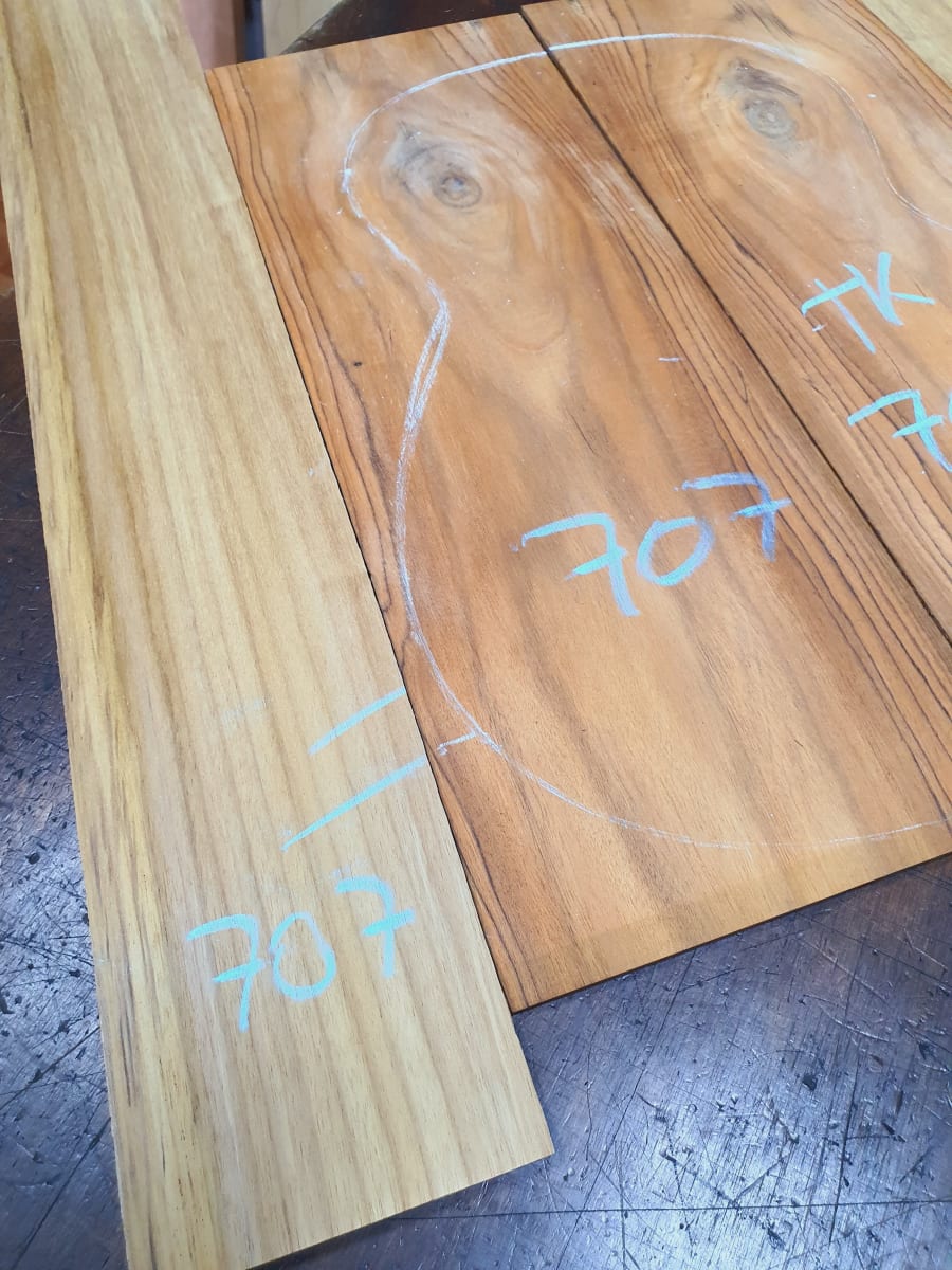 Fondo y Costados REF: TK-707 de Teak Exotico Especial para Guitarra3