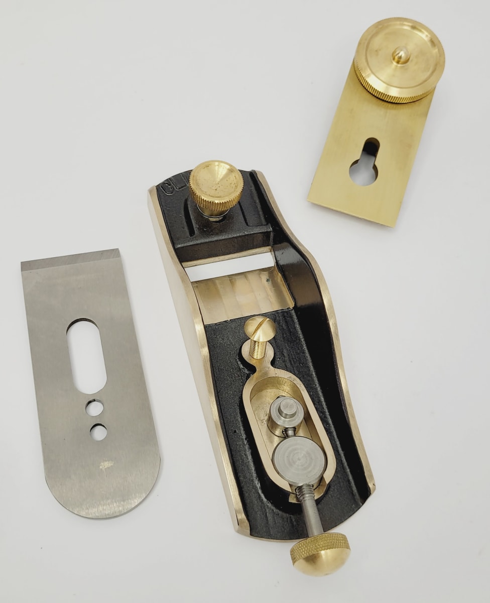 Cepillo Carpintero Block 60 1/2 de Angulo Bajo Thomas Flinn Clifton Block Plane4