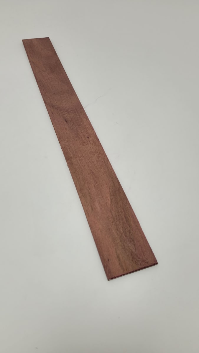Pieza de Purple Heart Economica de 400 x 45 x 3 mm +-4