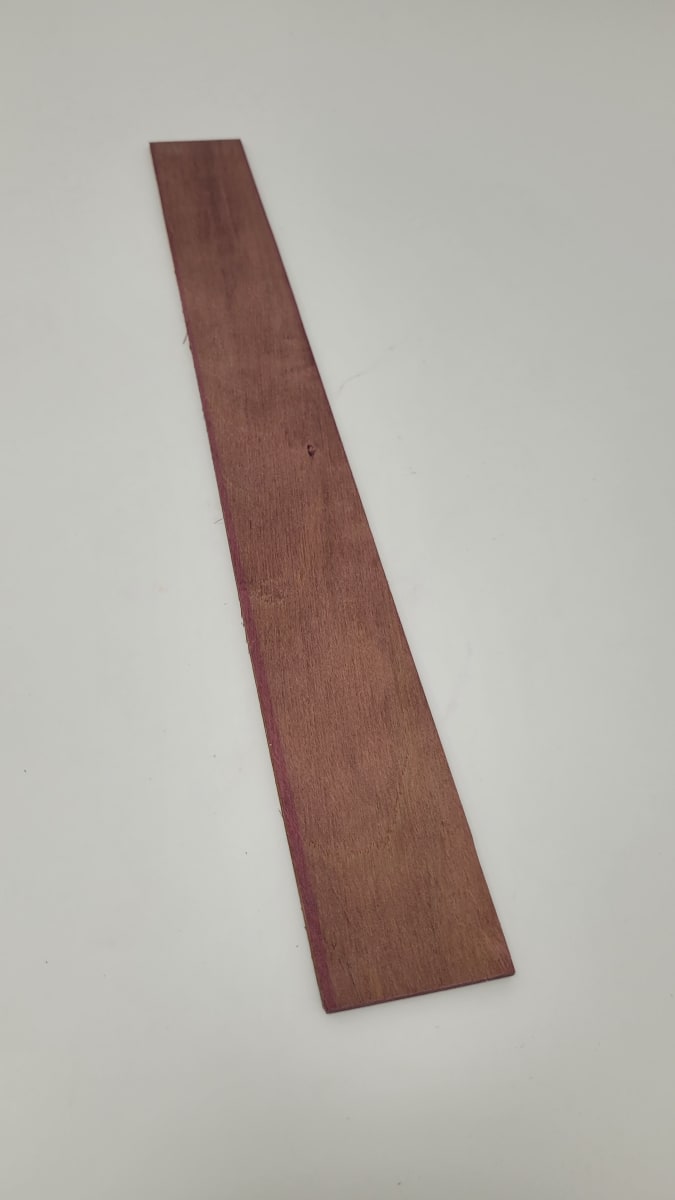 Pieza de Purple Heart Economica de 435 x 45 x 3 mm +-5
