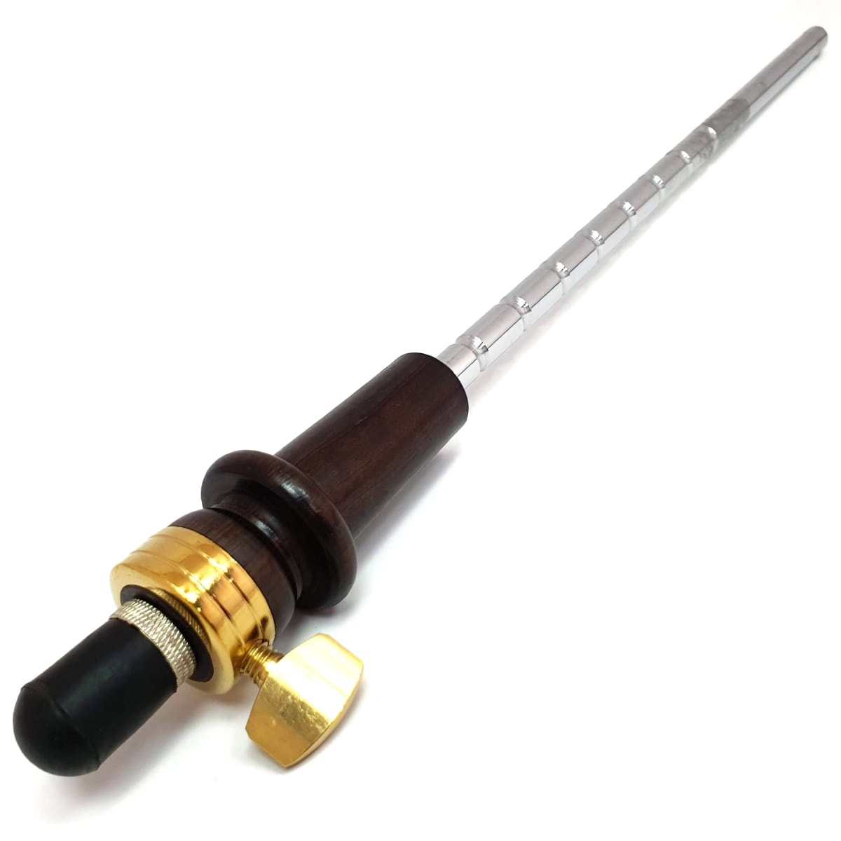 Puntal de Acero Cromado y Ebano para Contrabajo 0