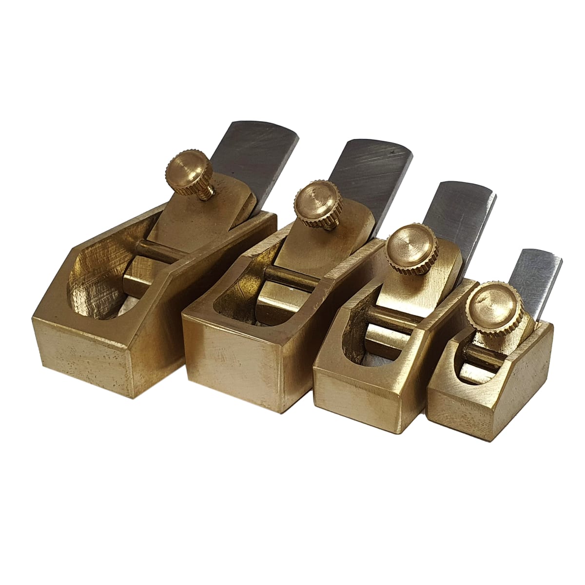 Set de Mini Cepillos de Bronce Base Plana de 25, 34, 43 y 47 mm de largo3