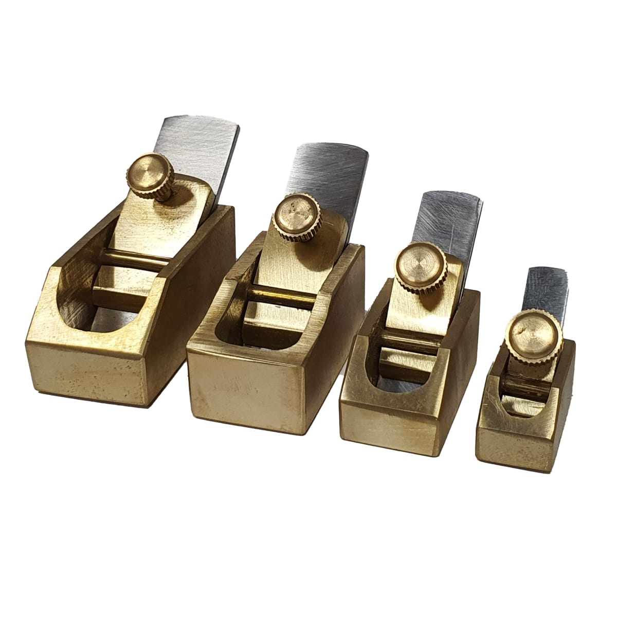 Set de Mini Cepillos de Bronce Base Plana de 25, 34, 43 y 47 mm de largo2