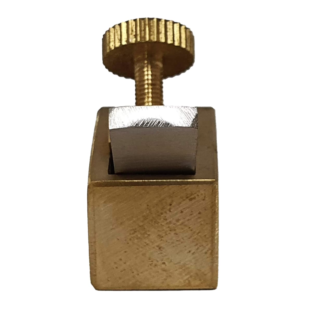 Mini Cepillo de Bronce de Base Plana 25 mm de largo3