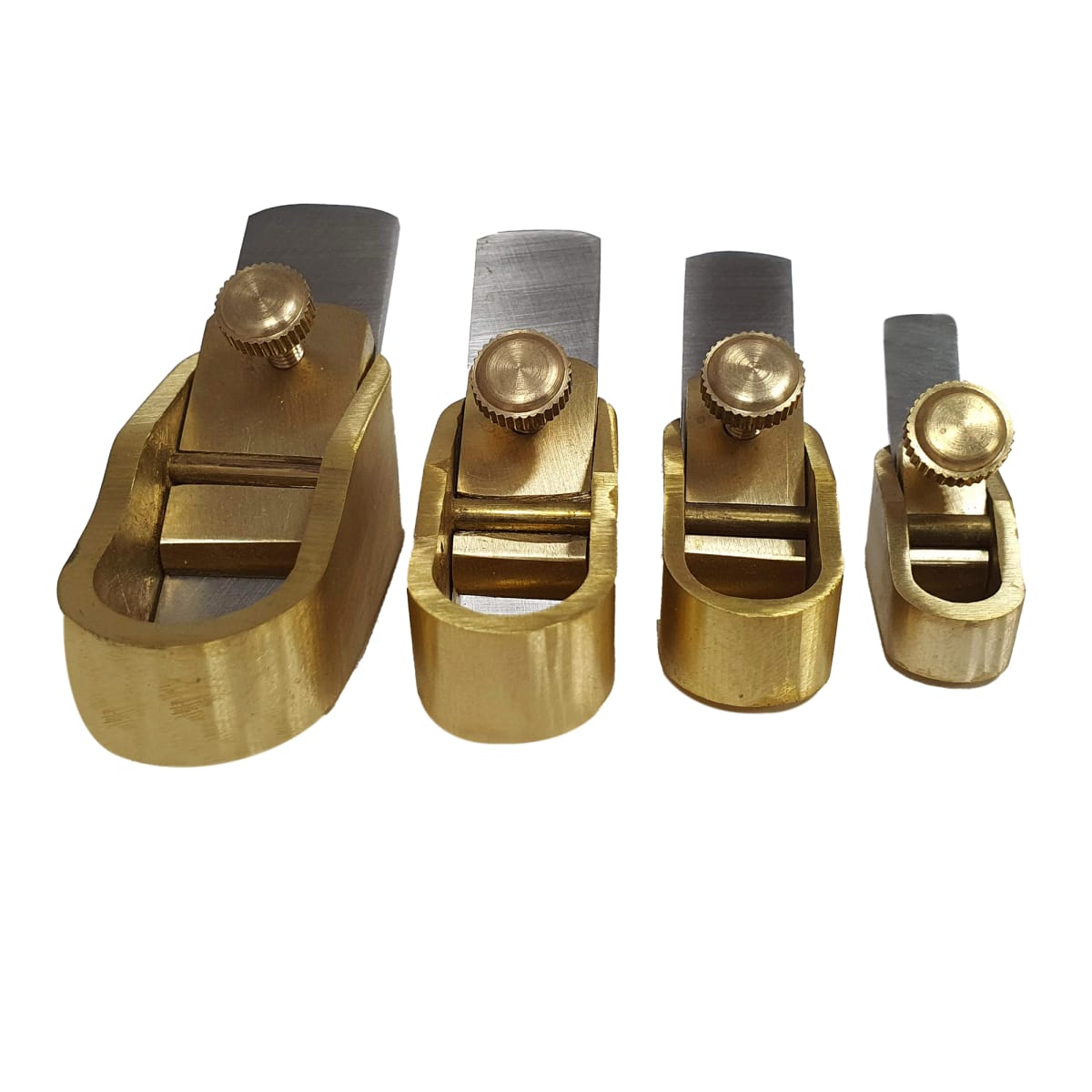 Set de Mini Cepillos de Bronce Base Curva de 26, 34, 41 y 52 mm de largo3