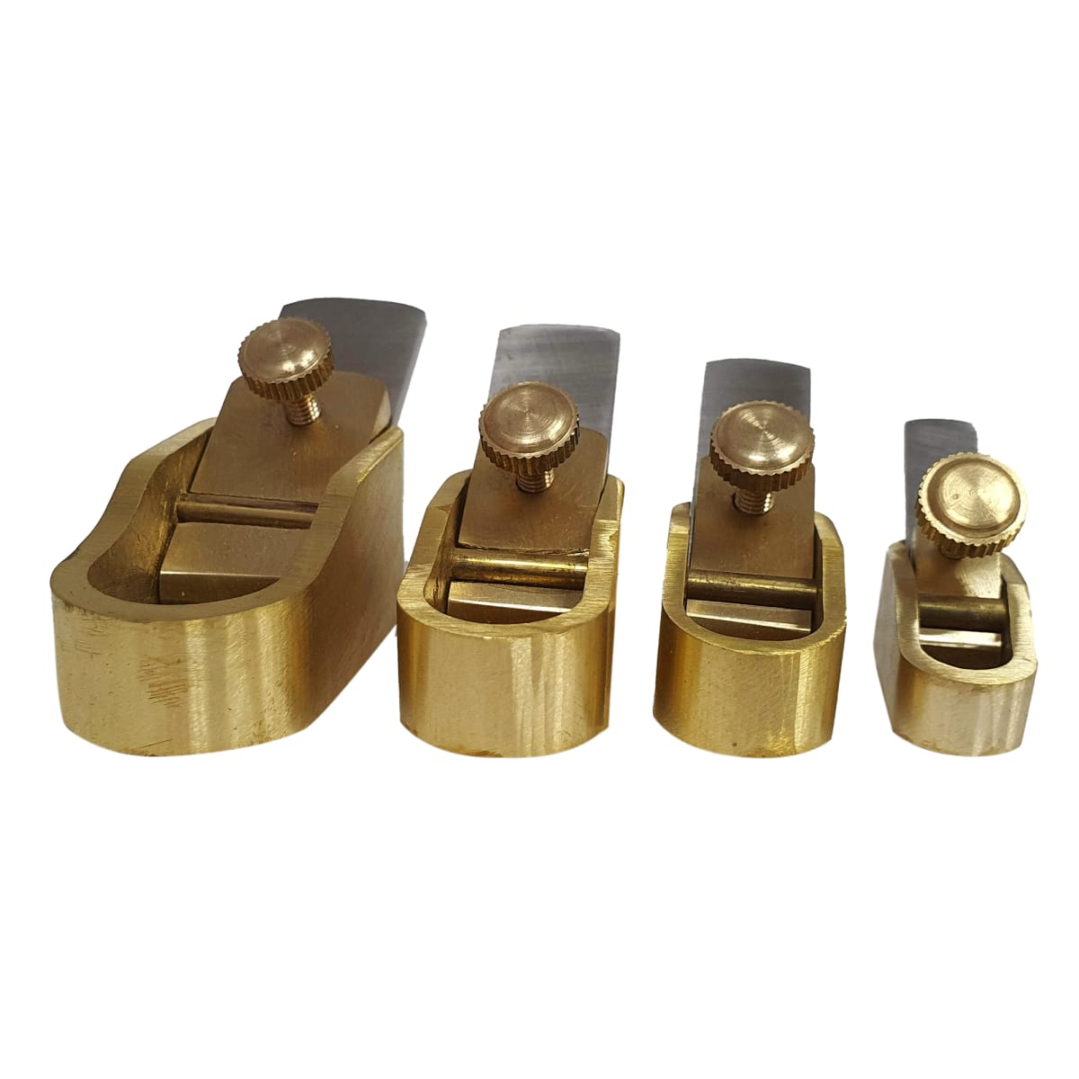 Set de Mini Cepillos de Bronce Base Curva de 26, 34, 41 y 52 mm de largo2