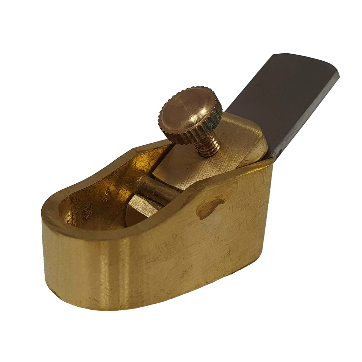 Mini Cepillo de Bronce de Base Curva 41 mm de largo 0