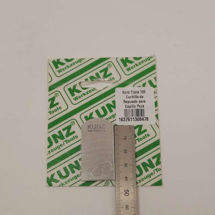 Cuchilla de Repuesto Kunz para Cepillo Pocket No 100. Mod: 03.100/1016