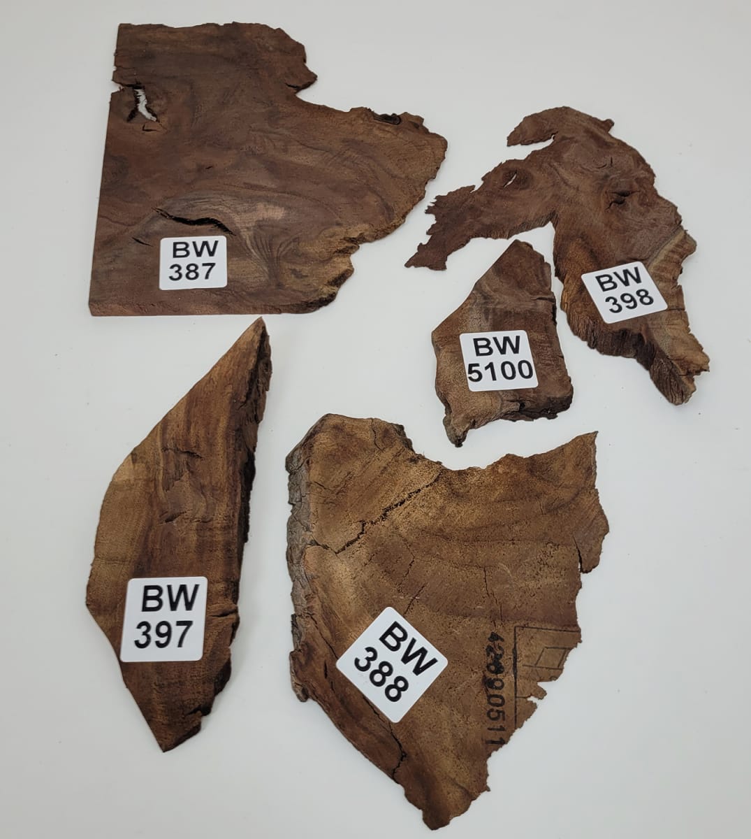 Set Unico REF: BW-387 de Raiz de Black Walnut 0