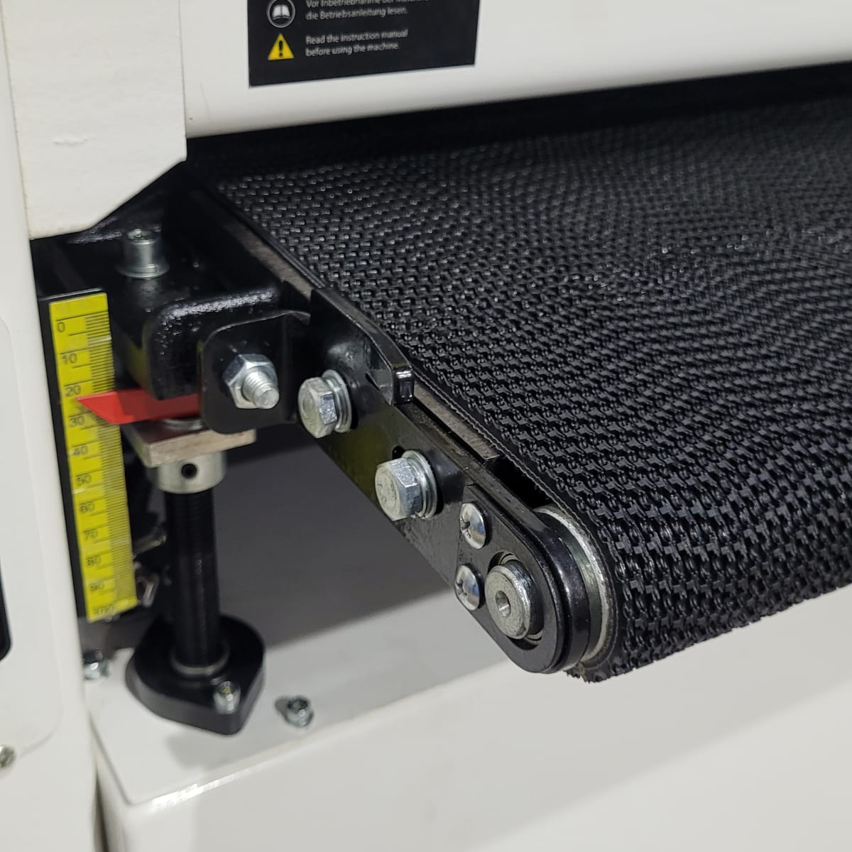 Máquina Lijadora Calibradora de Tambor con Banda de Goma Reforzada 3 HP Motor2