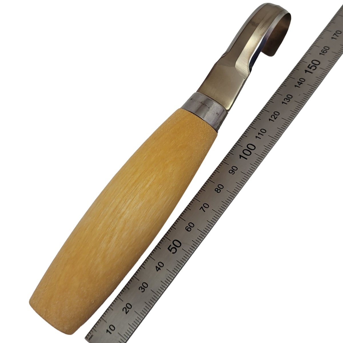 Cuchillo de Gancho Hook Knife Morakniv para Tallado en Madera 162 + Estuche de Cuero7
