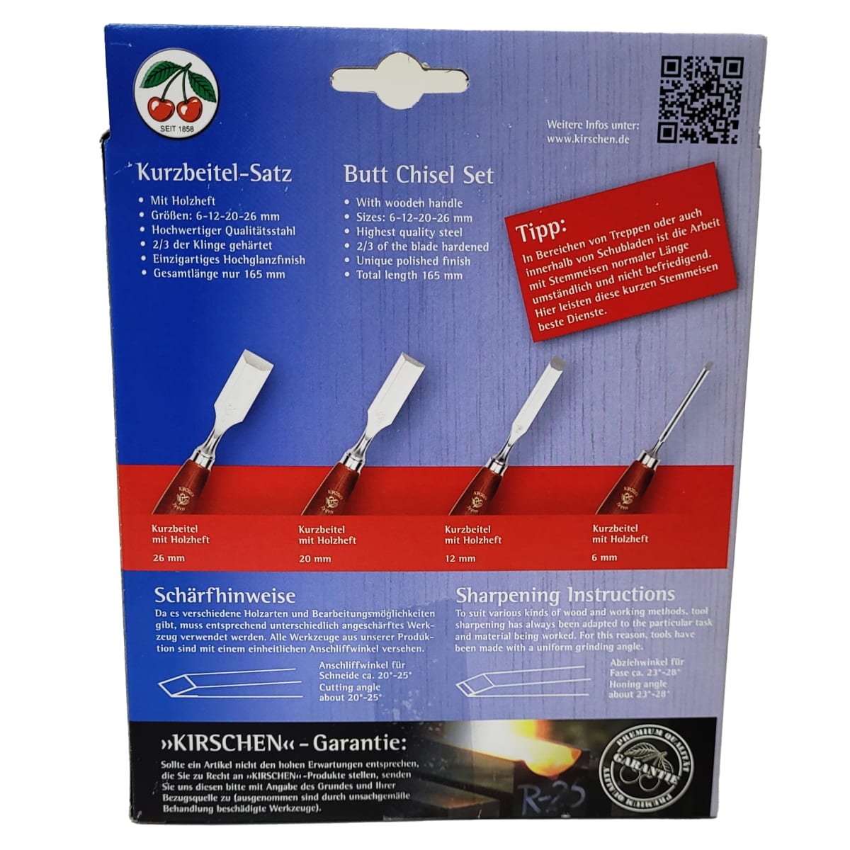 Set de Mini Formones Two Cherries 1156 SB12