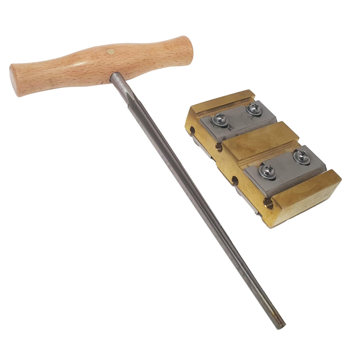 Set de Escariador Conico tipo Flauta y Sacapuntas para Clavijas de Violin 1/22