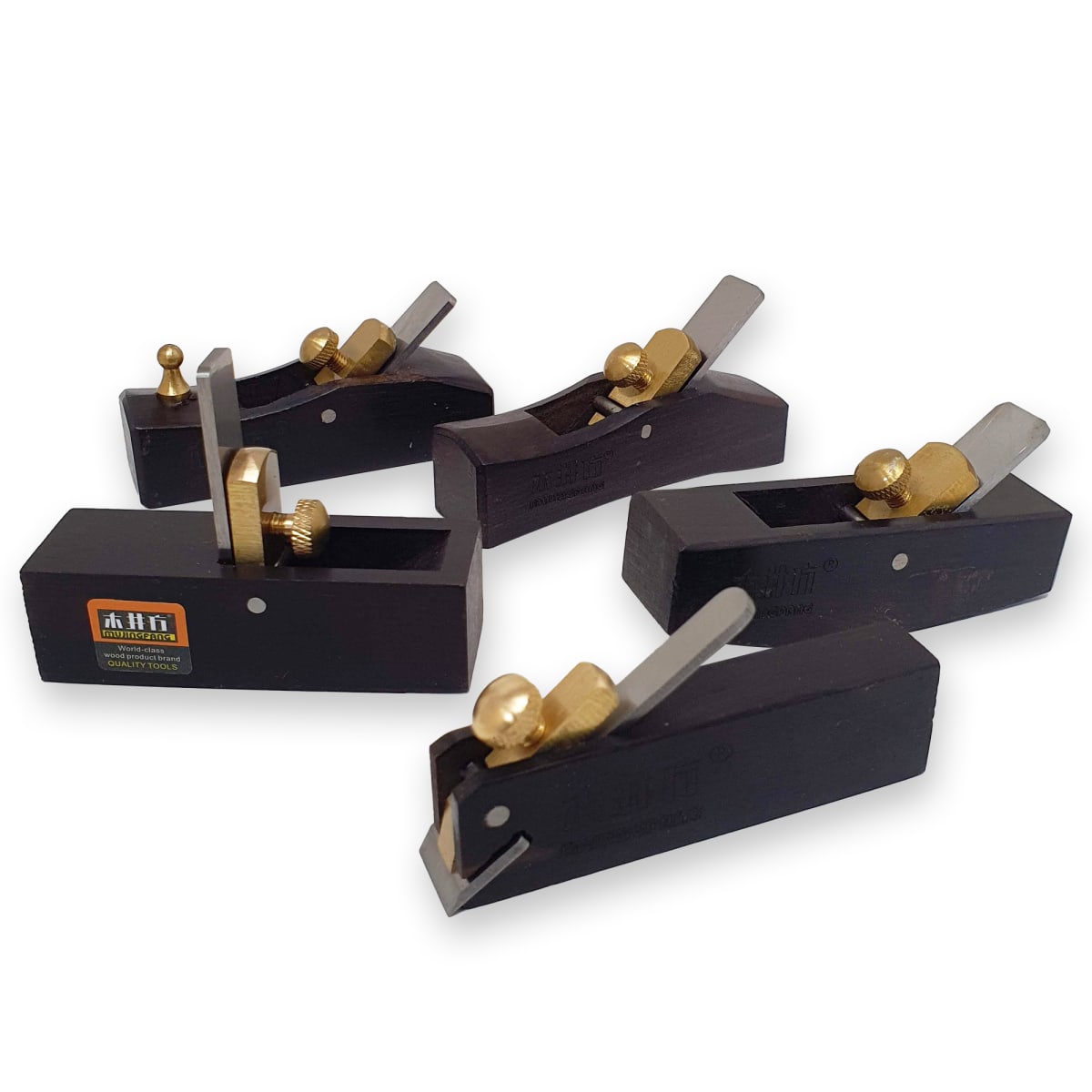 Set de Mini Cepillos Ebano-Bronce. Multibase (5 pcs)2