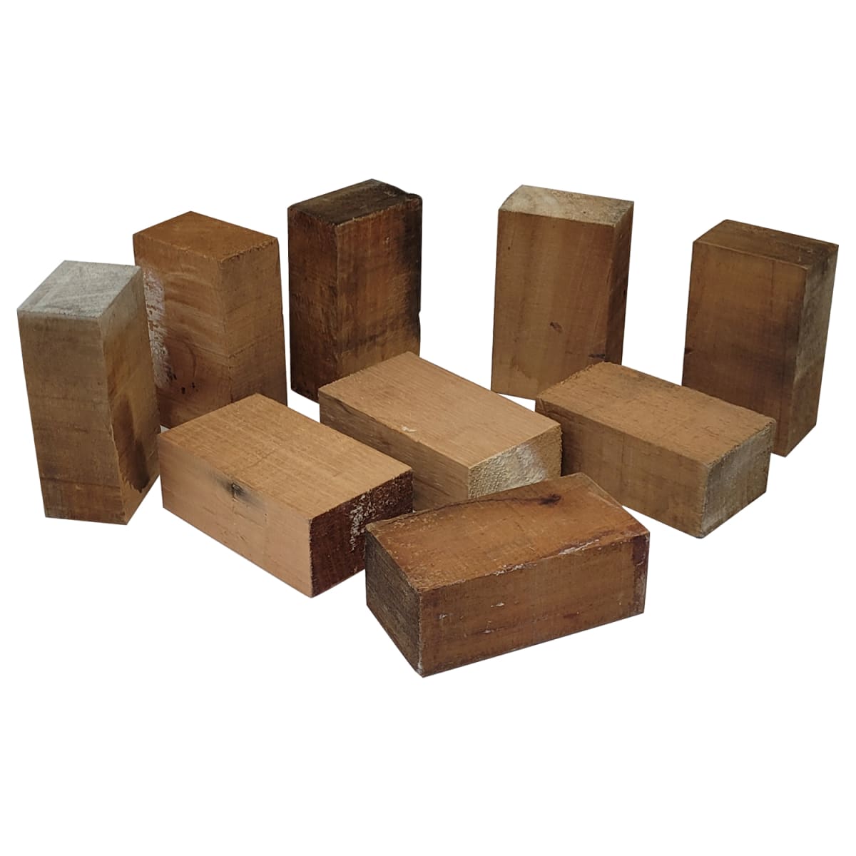 Set de 9 Bloques de Cedro Hondura de 150 mm x 80mm x 55 mm 0