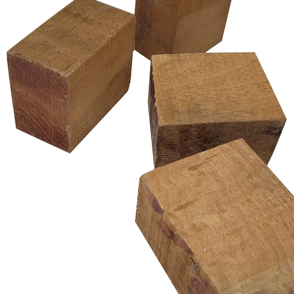 Set de 9 Bloques de Cedro Hondura de 90 mm x 80 mm x 50 mm +- C/U6