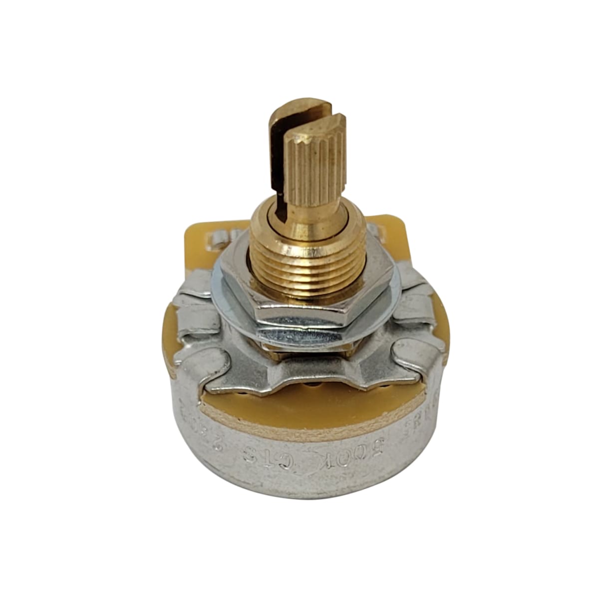 Potenciometro Grande CTS Stewmac EEUU 500K A Vastago Corto Item #450S 3485 # 01164