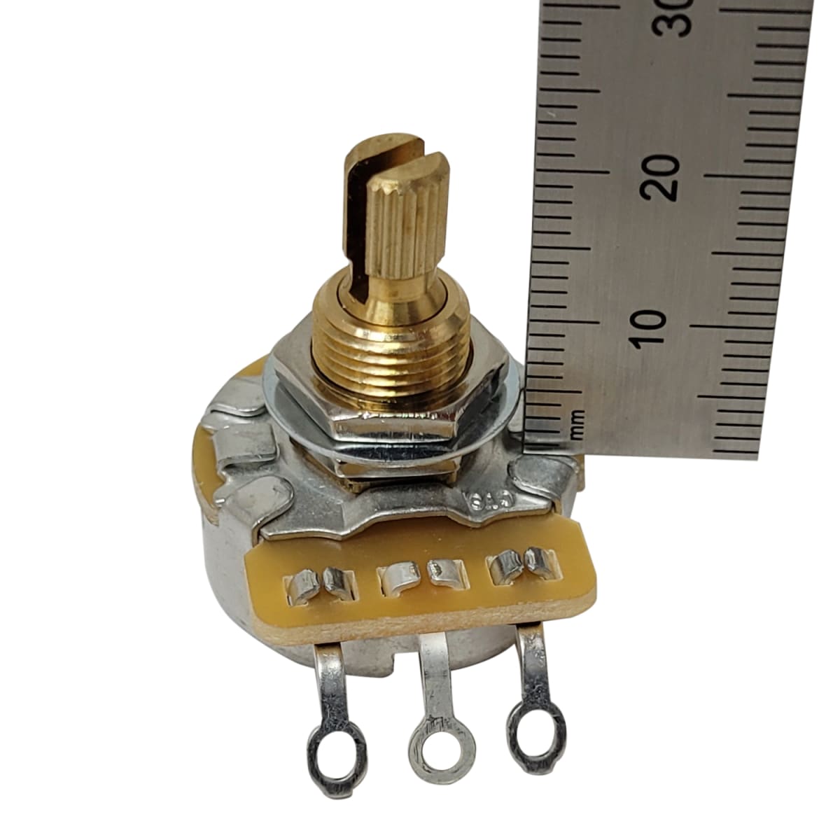 Potenciometro Grande CTS Stewmac EEUU 500K A Vastago Corto Item #450S 3485 # 01162