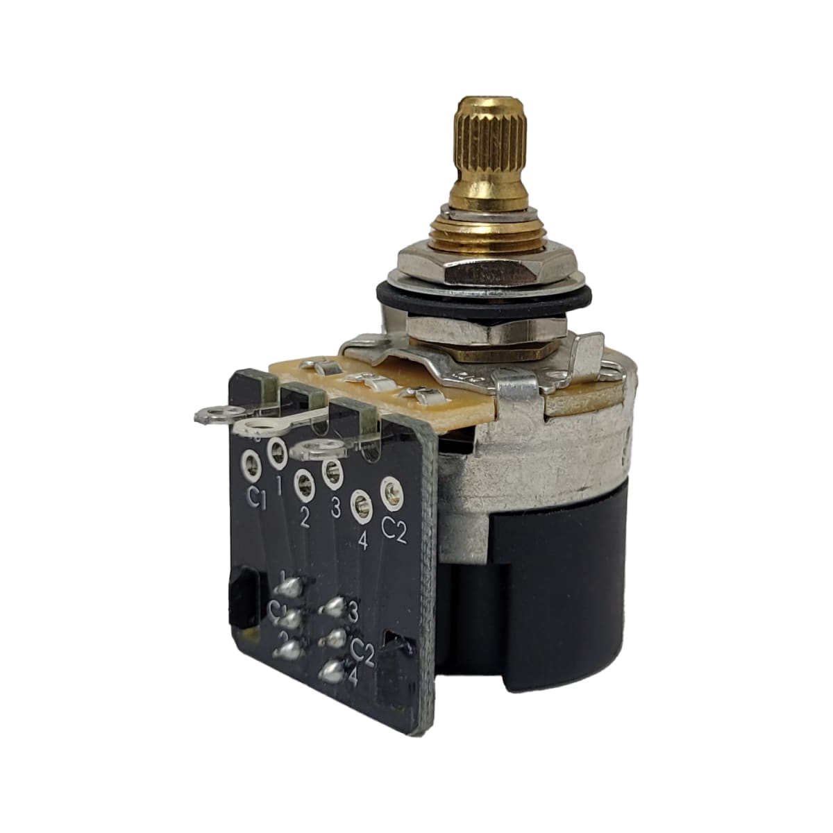 Potenciometro Pushpull Stewmac CTS #450S 3910 EEUU DPDT de 500K. Vastago Corto Item # 0228 0