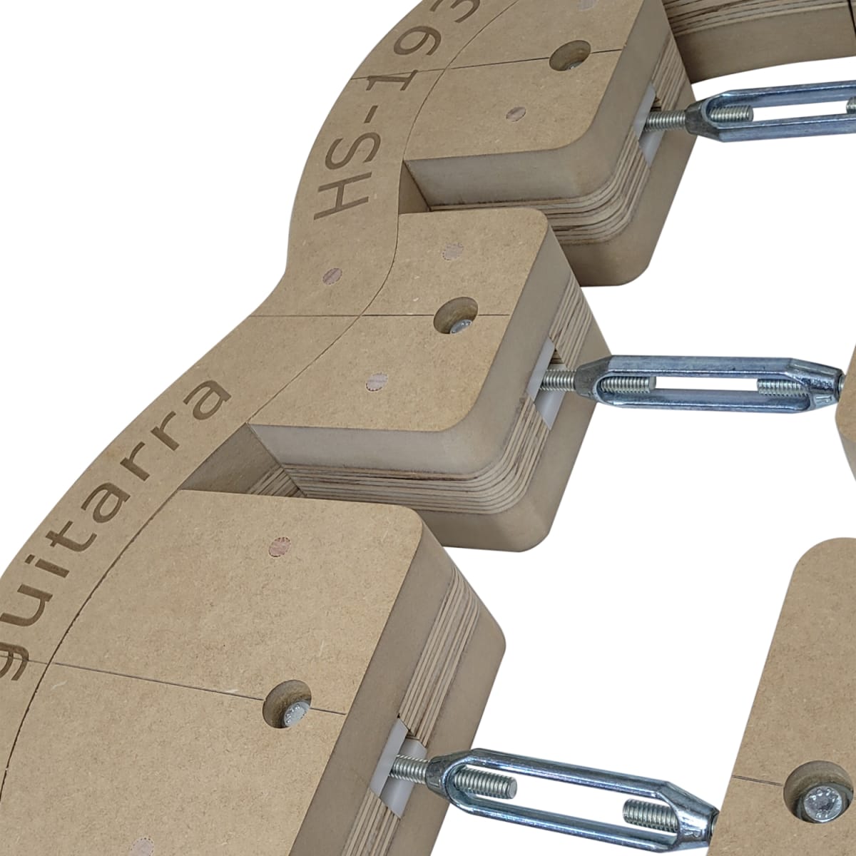 Molde para Armado de Guitarra Clásica Hauser 19377