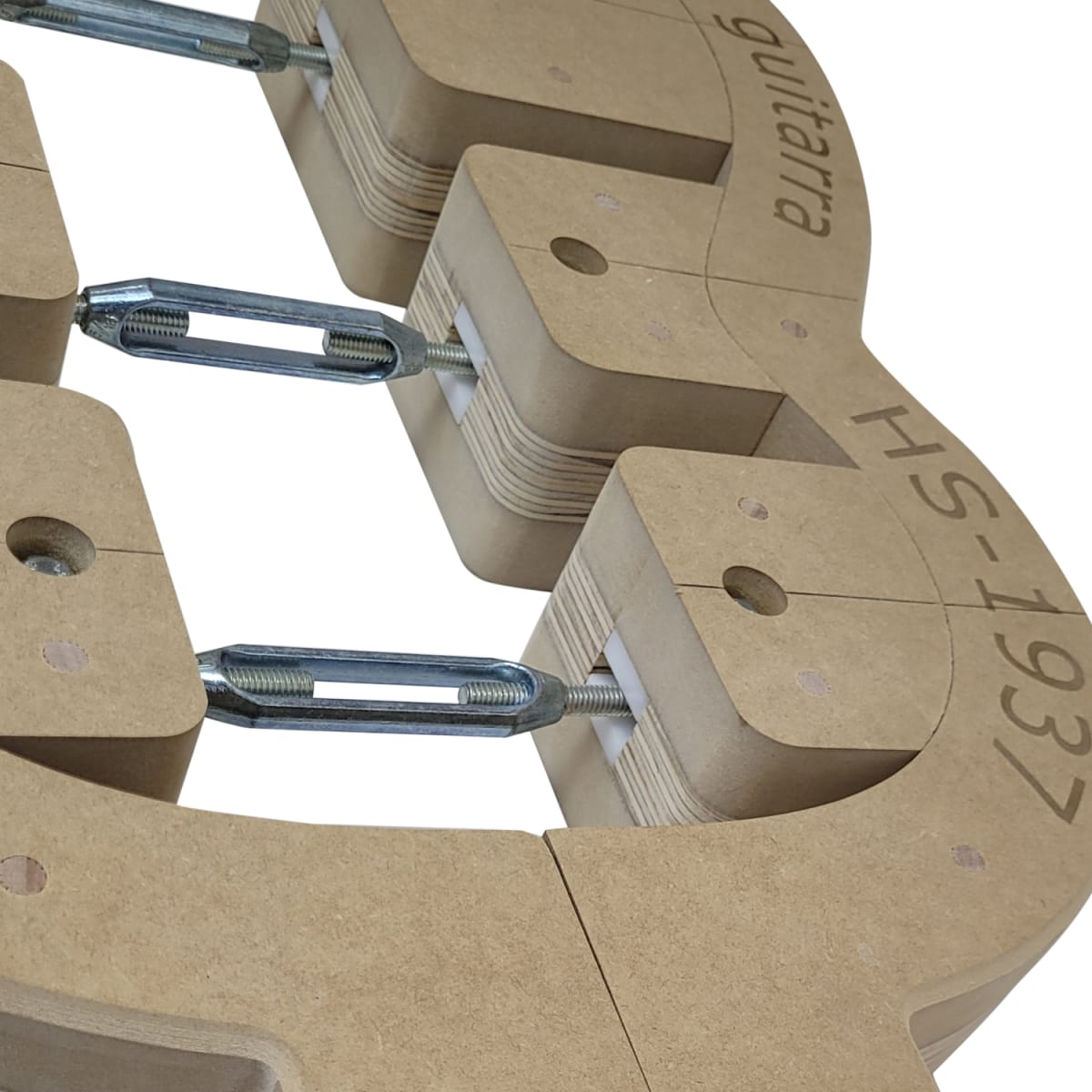 Molde para Armado de Guitarra Clásica Hauser 19375